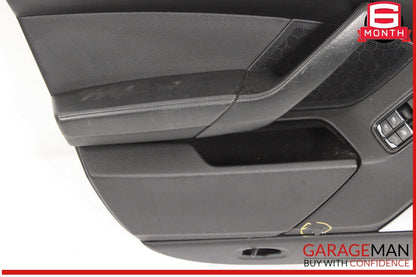 10-16 Porsche Panamera 970 GTS Front Left Interior Door Panel Leather OEM