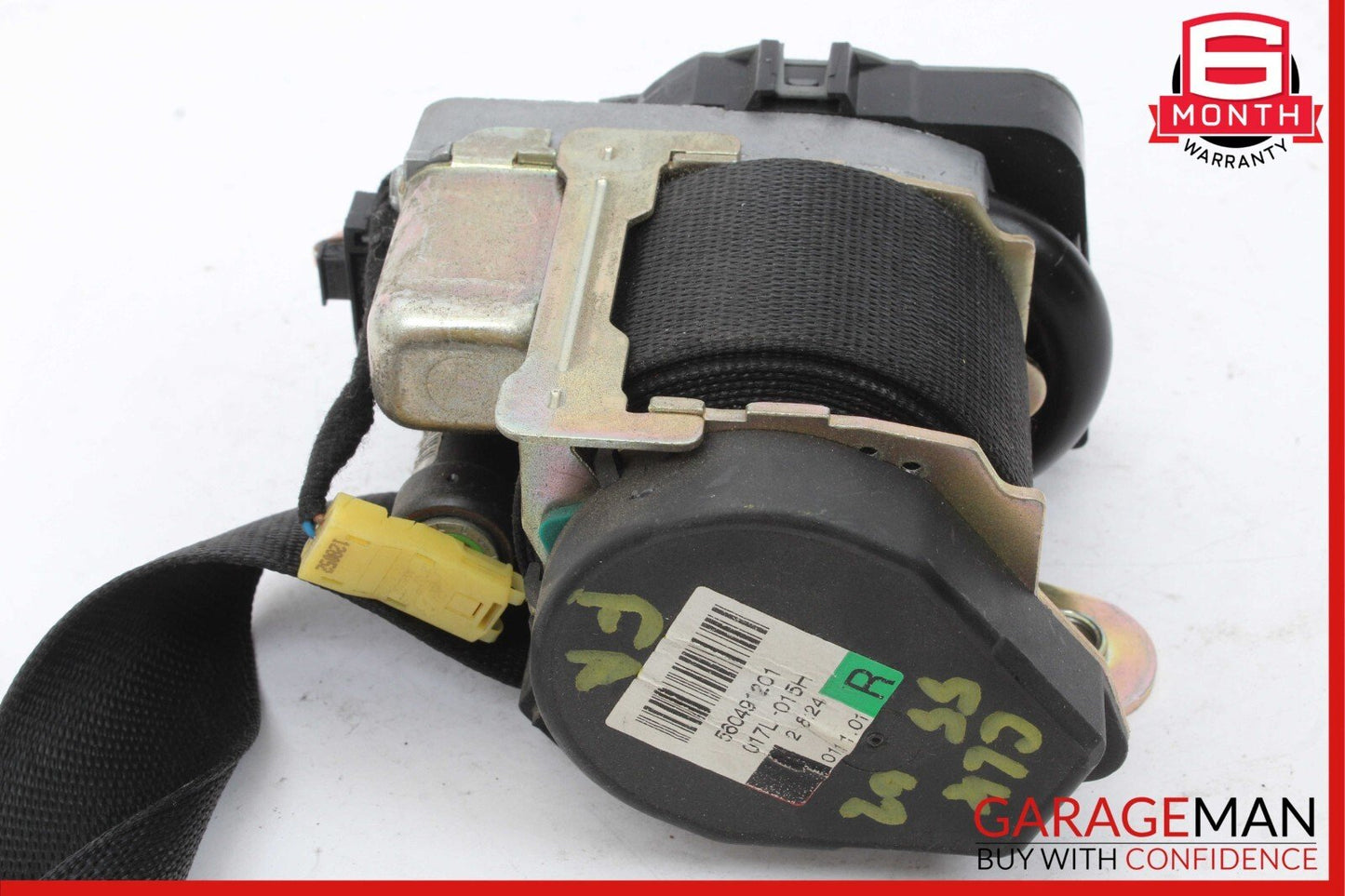 97-03 Mercedes W208 CLK320 CLK55 Front Right Seatbelt Seat Belt Retractor Black