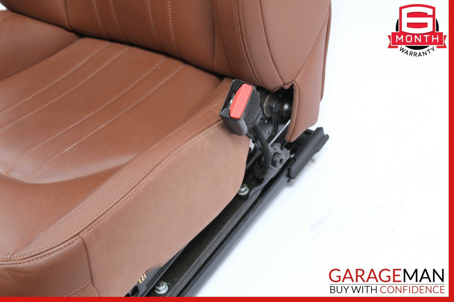 14-17 Maserati Ghibli Front Right Side Complete Seat Cushion Assembly Brown
