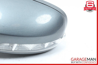 07-09 Mercedes W211 E350 E500 Front Left Side Mirror Door Rear View Flintgray