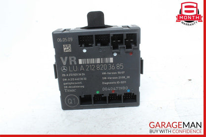 08-18 Mercedes E350 E550 C300 CLS550 Front Right Side Door Control Module OEM