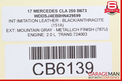 14-19 Mercedes W117 CLA250 Front Right or Left Dash AC A/C Air Vent Grille Trim