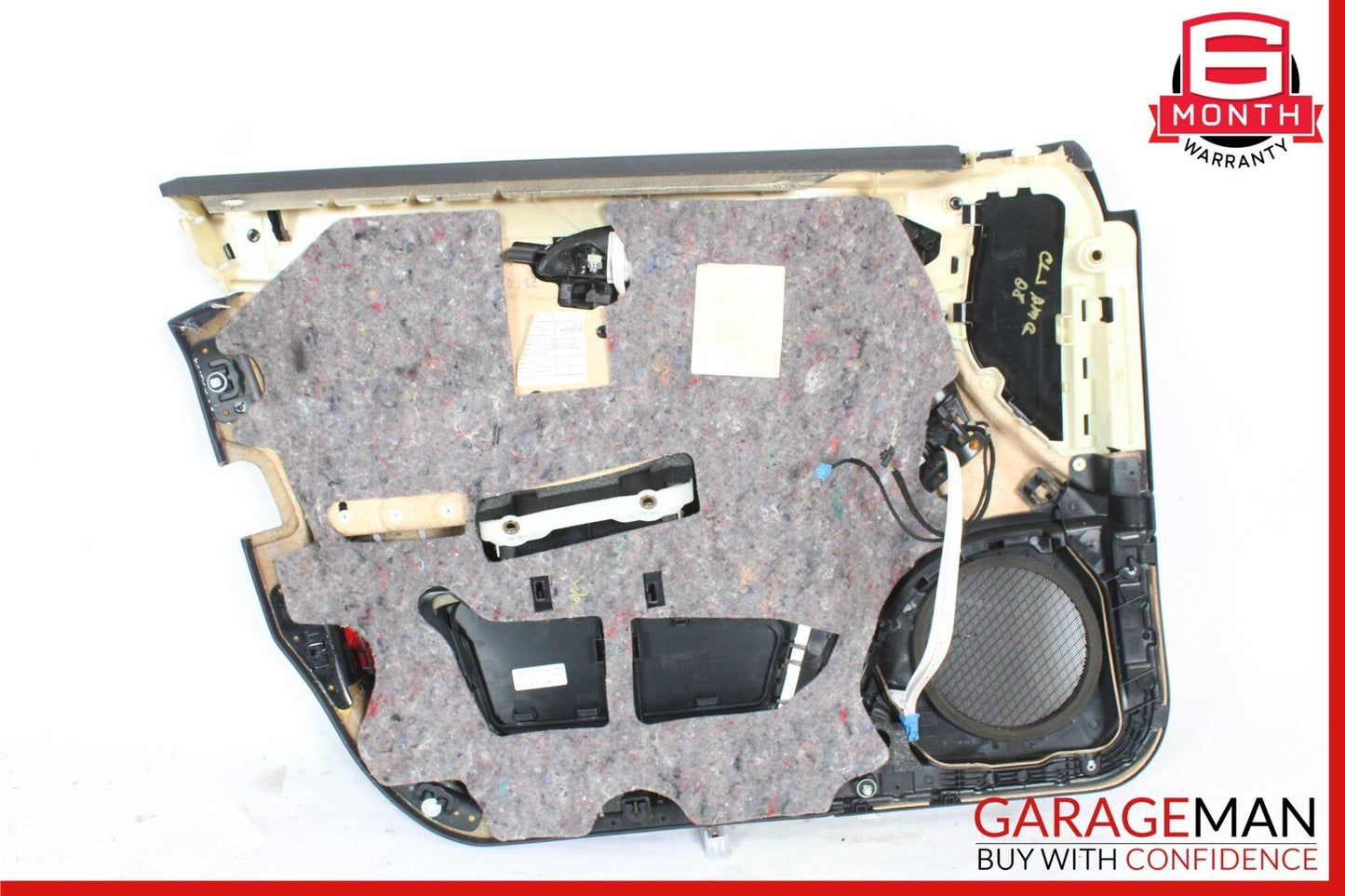 06-10 Mercedes W219 CLS63 AMG Front Right Passenger Interior Door Panel Black