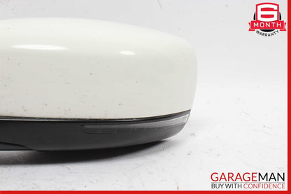 14-17 Maserati Ghibli Front Left Side Mirror Door Rear View Black/White OEM