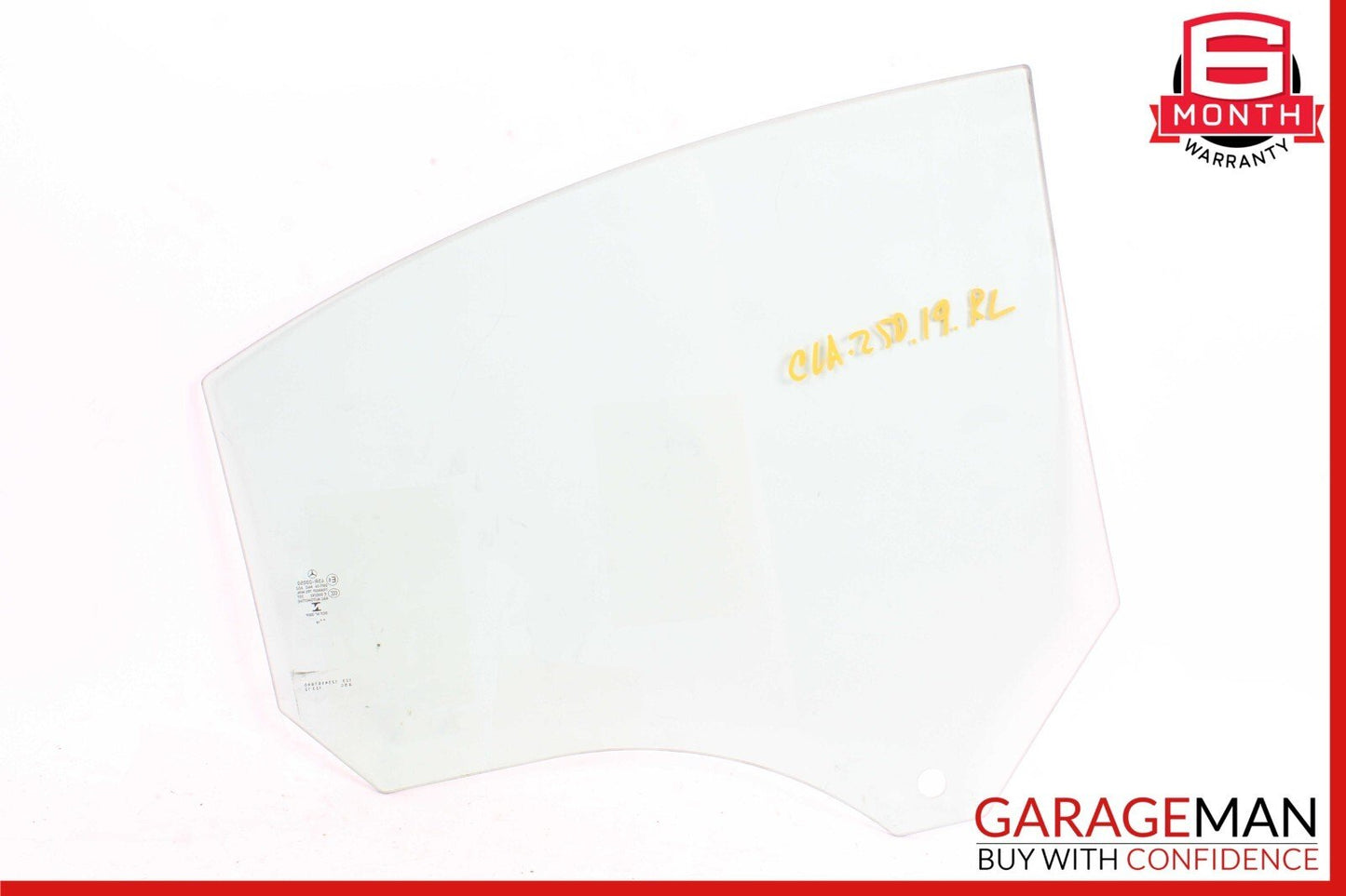 14-19 Mercedes W117 CLA250 Rear Left Driver Side Door Window Auto Glass Panel