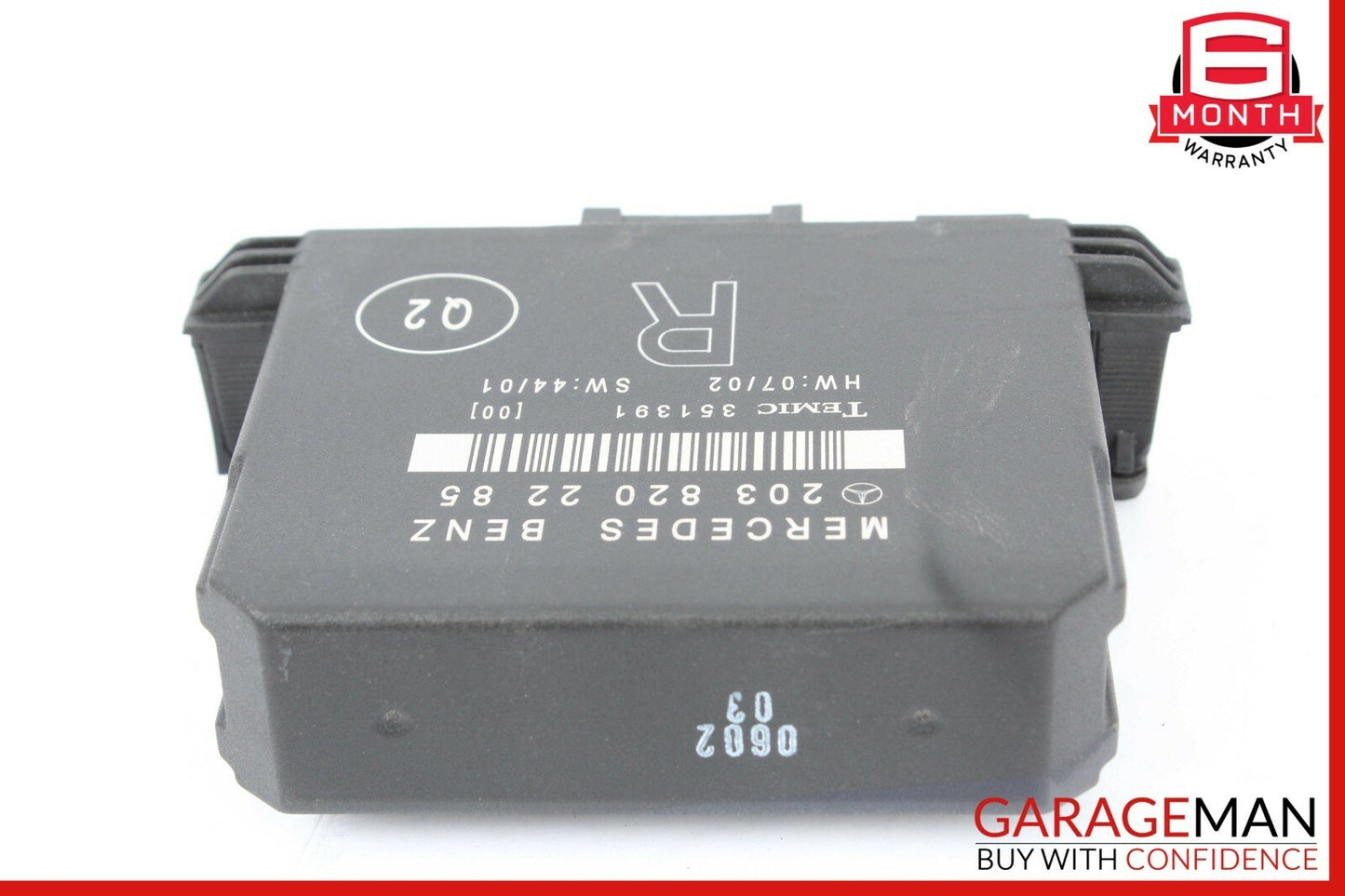 01-07 Mercedes W203 C240 C230 Rear Right Passenger Door Control Module OEM