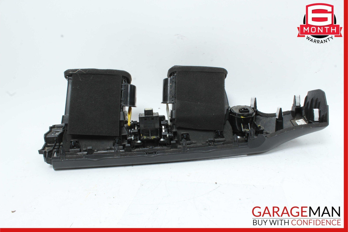 19-21 Genesis G70 Front Center Dash Dual A/C Air Vent Trim Panel Black OEM