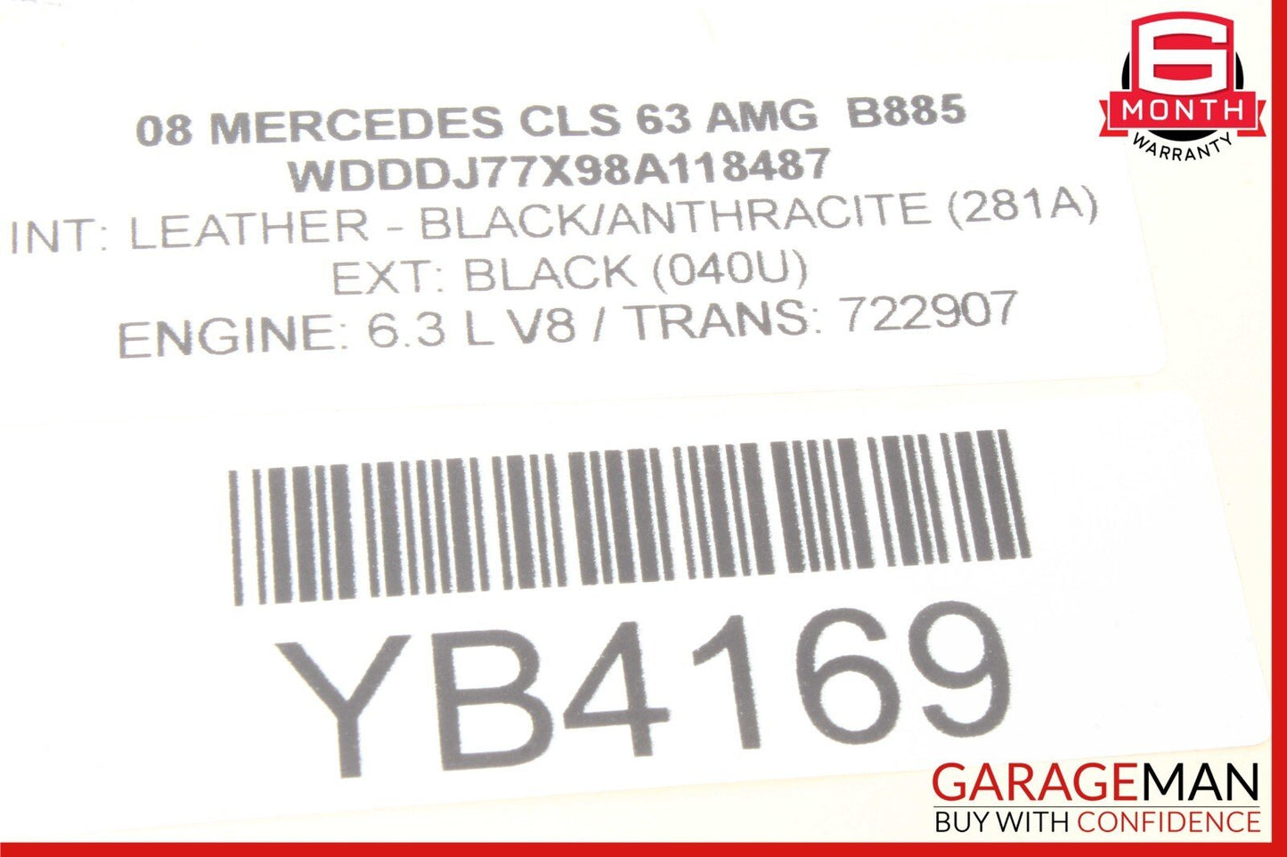 06-11 Mercedes W219 CLS63 AMG CLS550 Front Right Side Door Control Module OEM