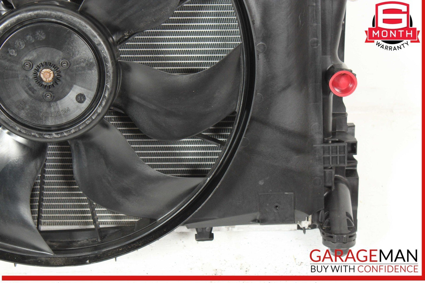 12-15 Mercedes W204 C250 Engine Motor Cooling Radiator A/C AC Condenser Assembly
