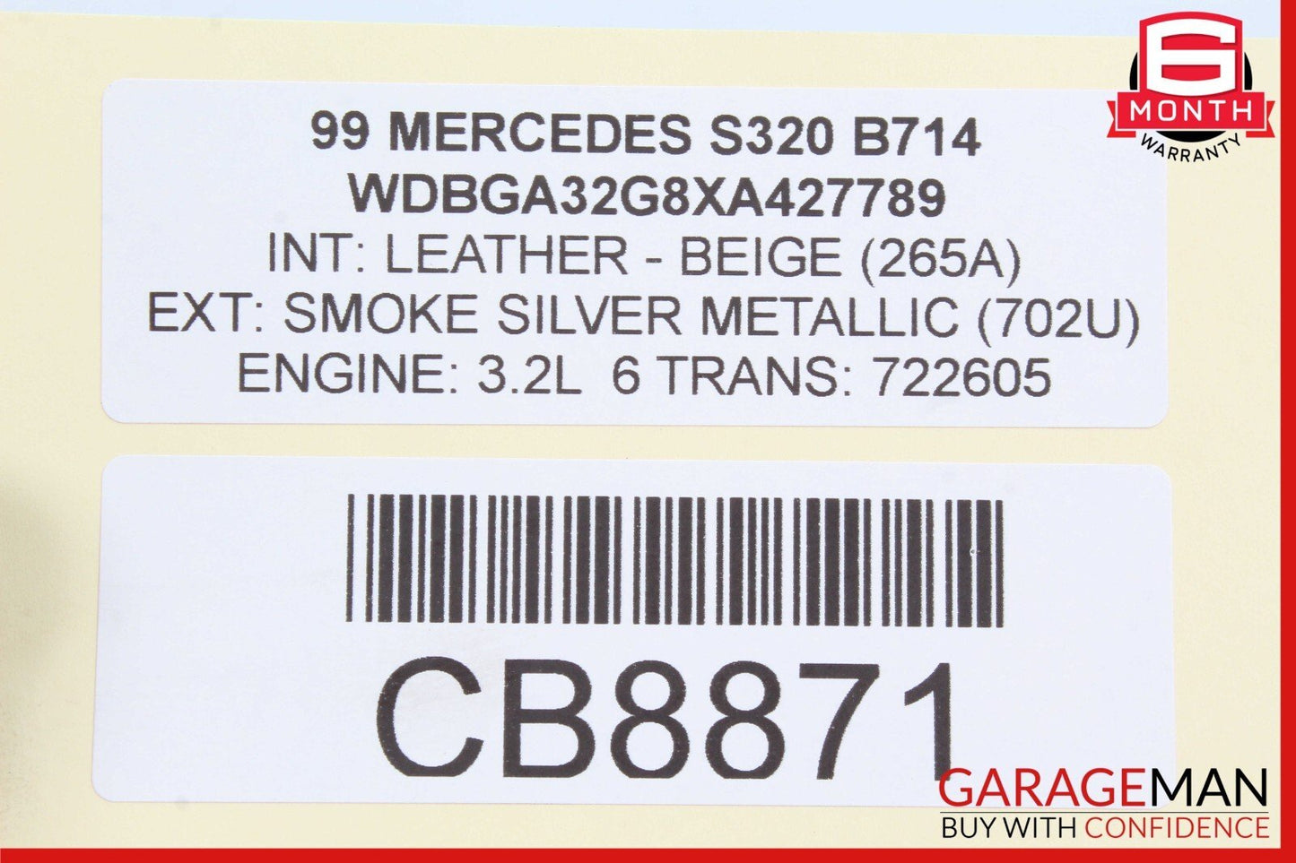 96-99 Mercedes W140 S320 SL500 Blinker Hazard Warning Control Unit 1405420932