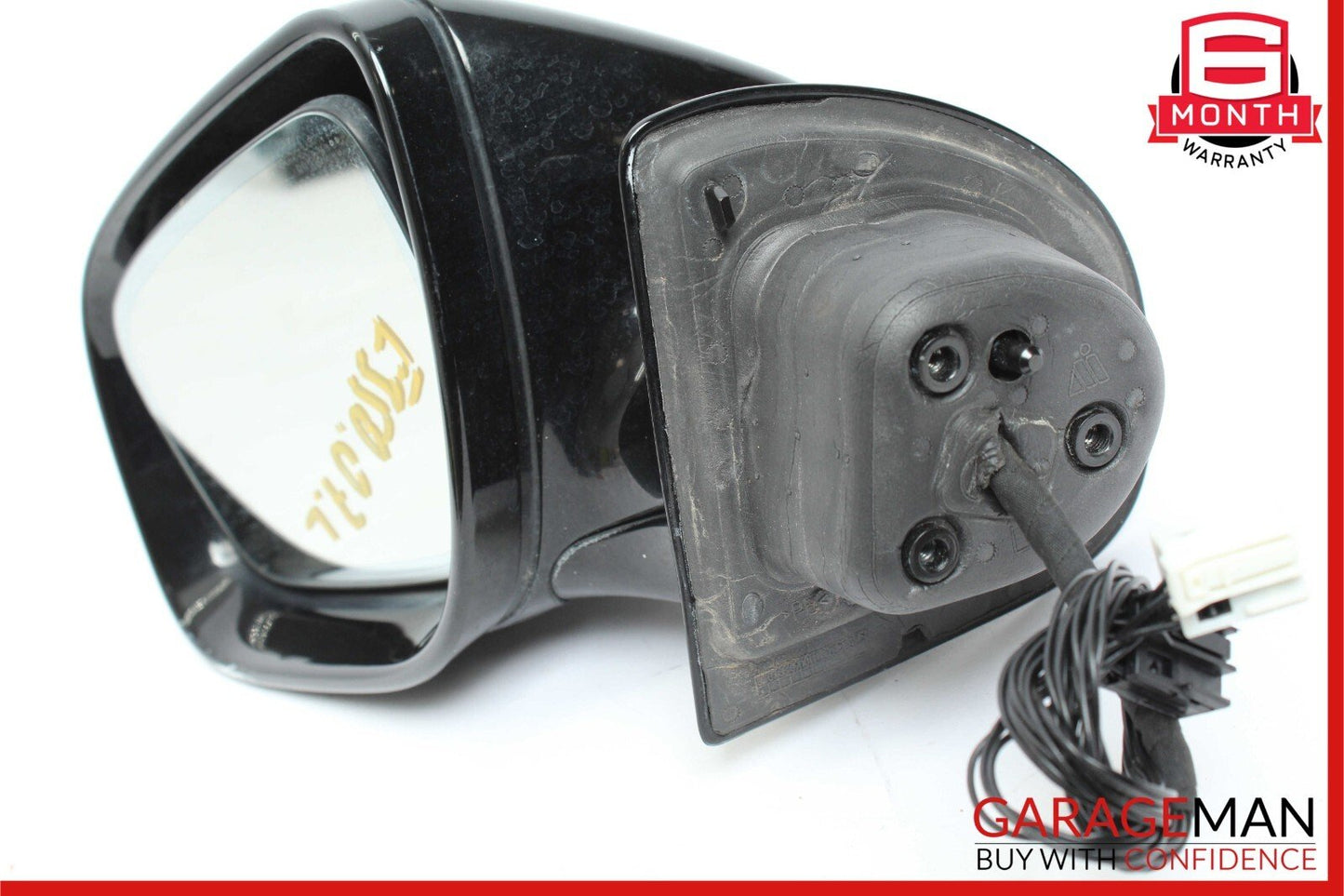 07-09 Mercedes W211 E350 E320 Front Left Side Door Mirror Rear View  Black OEM