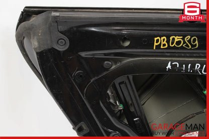 12-18 Audi A7 Rear Left Driver Side Door Shell Panel Black OEM