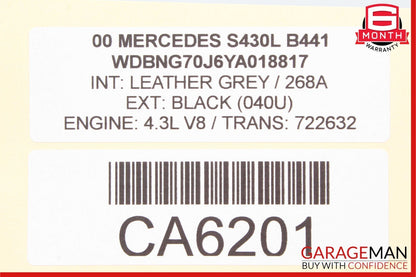 Mercedes S430 E320 CL500 Voice Command Control Module Unit 2108208026