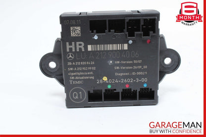 08-18 Mercedes W204 C250 C300 Rear Right Passenger Side Door Control Module OEM