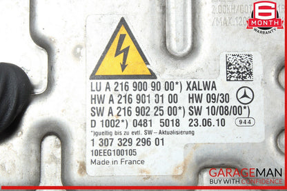 10-14 Mercedes W221 S550 CL550 Xenon Headlight Voltage Regulator Ballast Module
