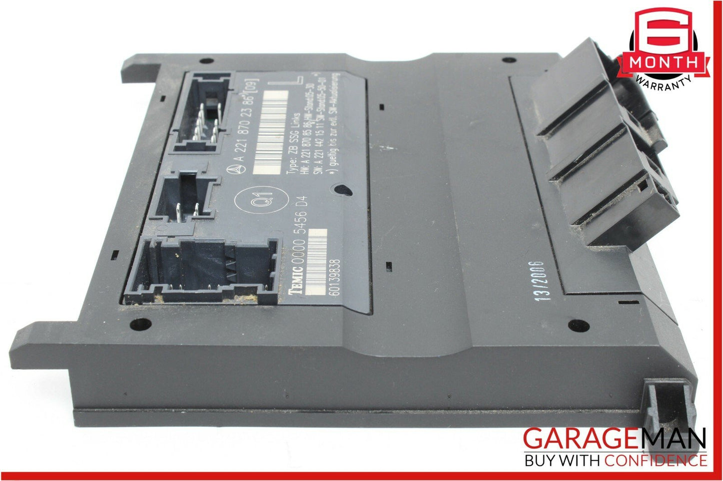 07-13 Mercedes W221 S450 S550 Front Left Side Under Seat Control Module Unit