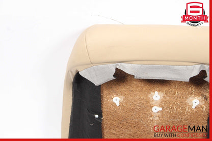 07-09 Mercedes W211 E350 Front Left/Right Top Upper Seat Cushion Cover Beige OEM