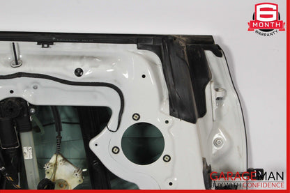 13-19 BMW 650i F06 Rear Left Driver Side Door Exterior Shell White OEM