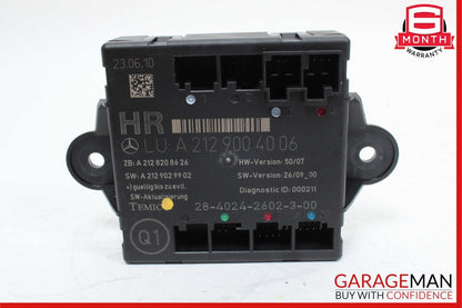 08-18 Mercedes W204 C250 C300 Rear Right Passenger Side Door Control Module OEM