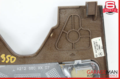 10-13 Mercedes W212 E350 E400 E63 Center Console Switch Trim Cover Bezel Wood