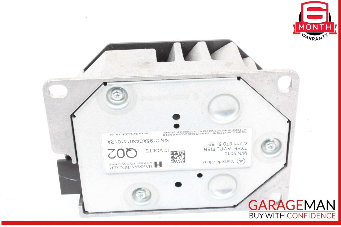 08-18 Mercedes W164 ML350 4MATIC Subwoofer Amp Amplifier Harman Becker OEM