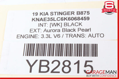 18-21 Kia Stinger Rear Left Driver Side Door Wire Wiring Harness OEM