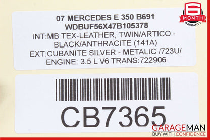 03-09 Mercedes W211 E320 E350 E550 Front Right Side Door Control Module Unit