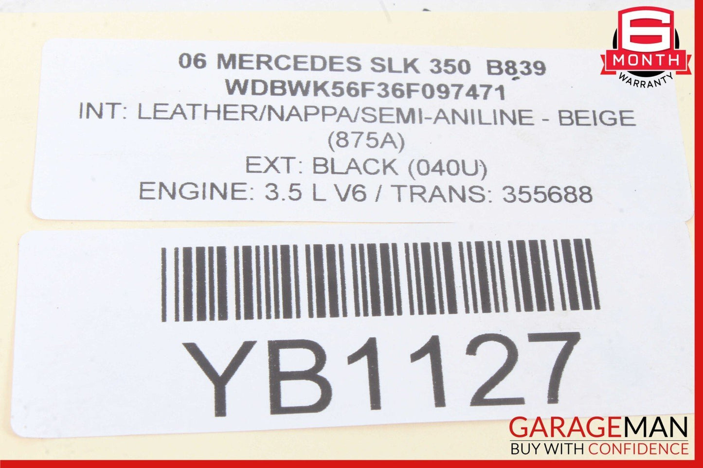 05-11 Mercedes R171 SLK350 Rear Left or Right Suspension Upper Control Arm OEM