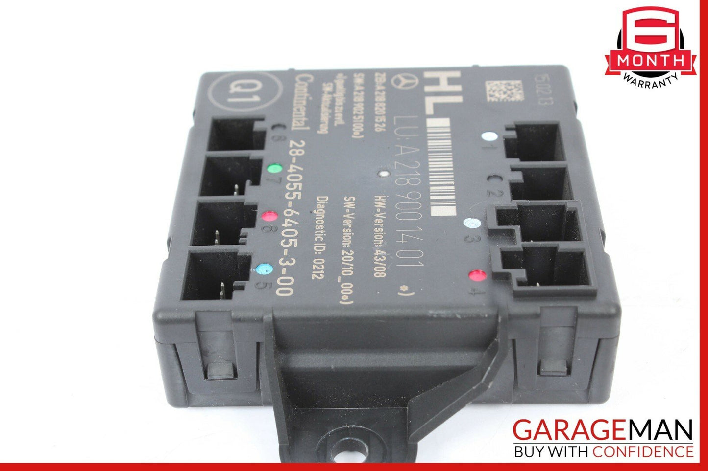 08-15 Mercedes W204 C250 C350 Rear Left Driver Side Door Control Module OEM