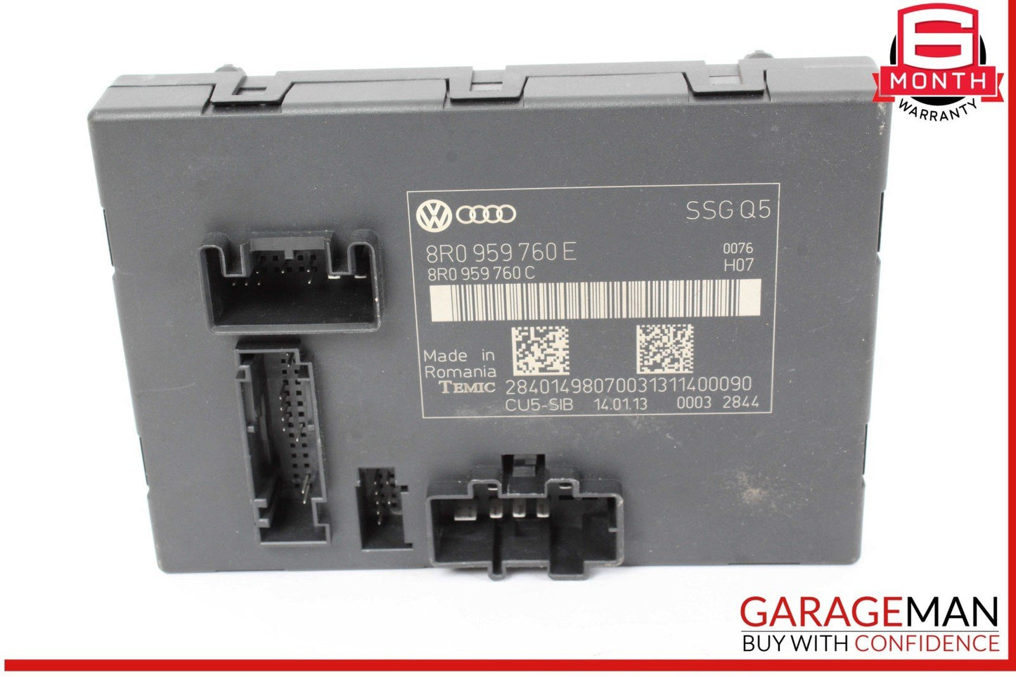 13-17 Audi Q5 SQ5 Front Left Driver Side Memory Seat Control Module Unit OEM