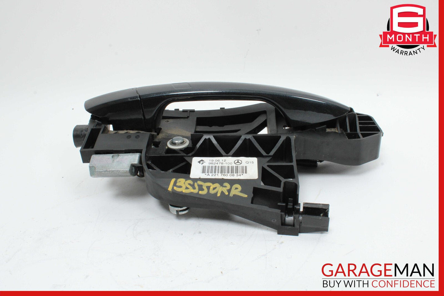 07-13 Mercedes W221 S550 Rear Right Side Exterior Door Handle Keyless Go Black