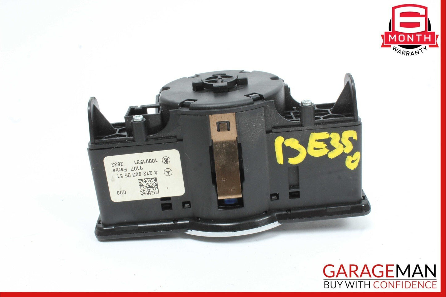 08-20 Mercedes W212 E350 C300 C350 Headlight Fog Light Switch Control Module OEM