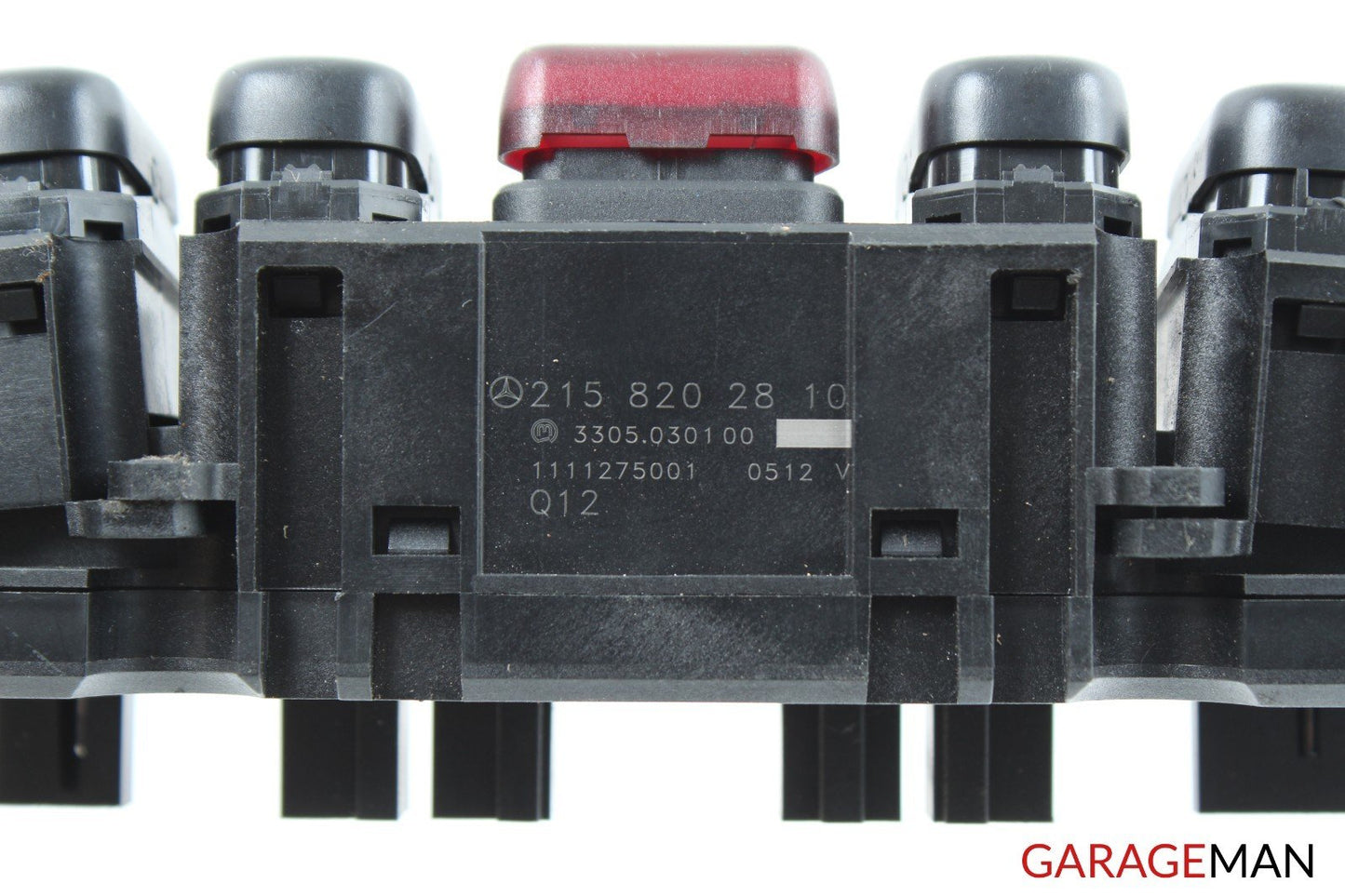 00-02 Mercedes W215 CL600 Center Dashboard Hazard Light Switch Control Panel OEM
