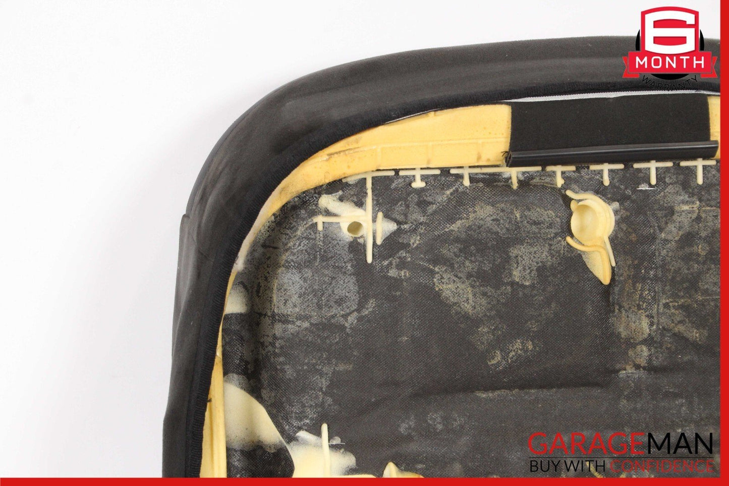 14-17 Maserati Ghibli M157 Front Left Side Lower Bottom Seat Cushion Cover Black