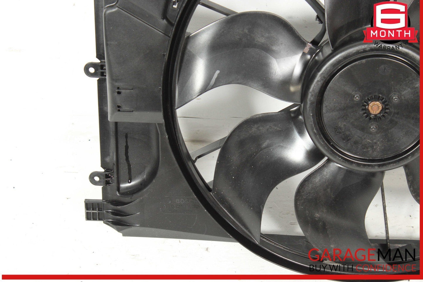 08-18 Mercedes W212 E350 C300 Engine Radiator Cooling Fan Motor Shroud Assy OEM