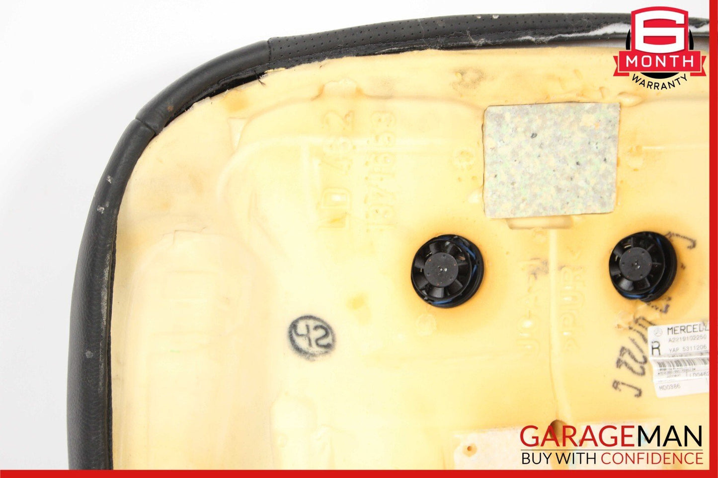 08-13 Mercedes W221 S63 AMG Front Right Passenger Seat Cushion Lower Bottom OEM