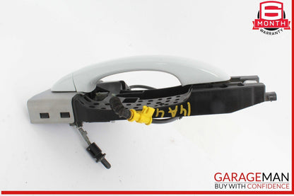 08-18 Audi A4 S4 Q5 A5 Front Left Driver Side Exterior Door Handle White OEM