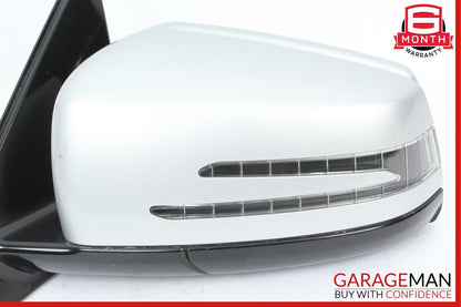 10-13 Mercedes W212 E400 Front Left Side Mirror Door Rear View Iridium Silver