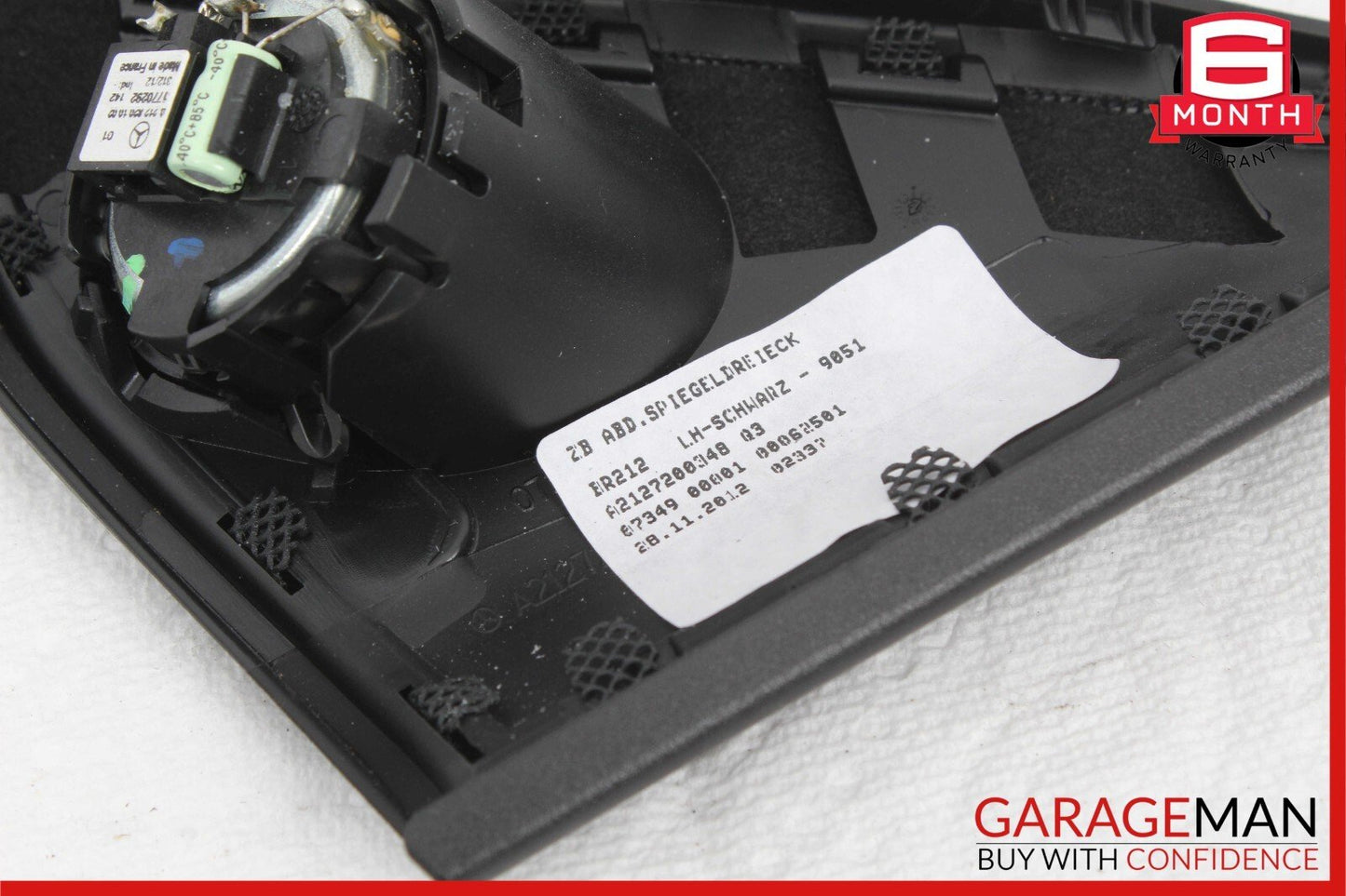 10-16 Mercedes W212 E63 AMG E350 E550 Front Left Side Door Tweeter Speaker Cover