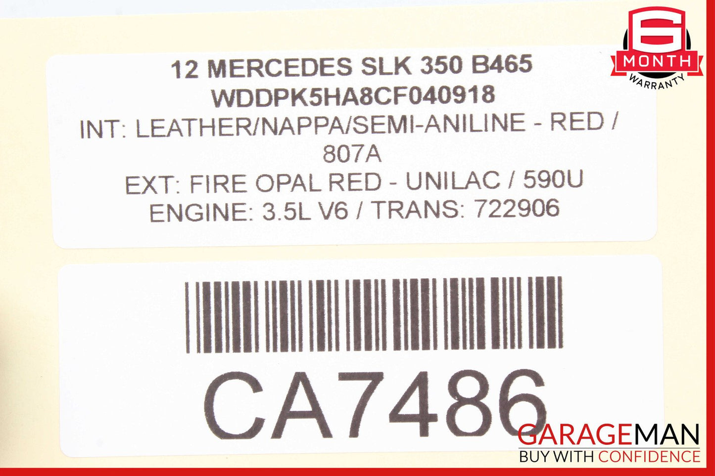 10-16 Mercedes R172 SLK350 E350 AC A/C Air Conditioning Compressor Pump OEM
