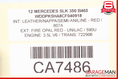 10-16 Mercedes R172 SLK350 E350 AC A/C Air Conditioning Compressor Pump OEM