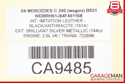 00-11 Mercedes W203 C240 SL500 CL600 Anti Theft Alarm Control Module Unit OEM