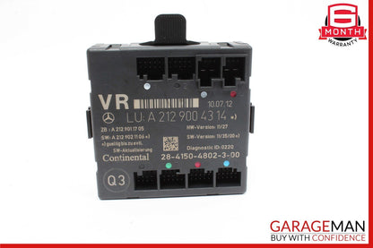 08-18 Mercedes W207 E350 CLS550 Front Right Side Door Control Module OEM