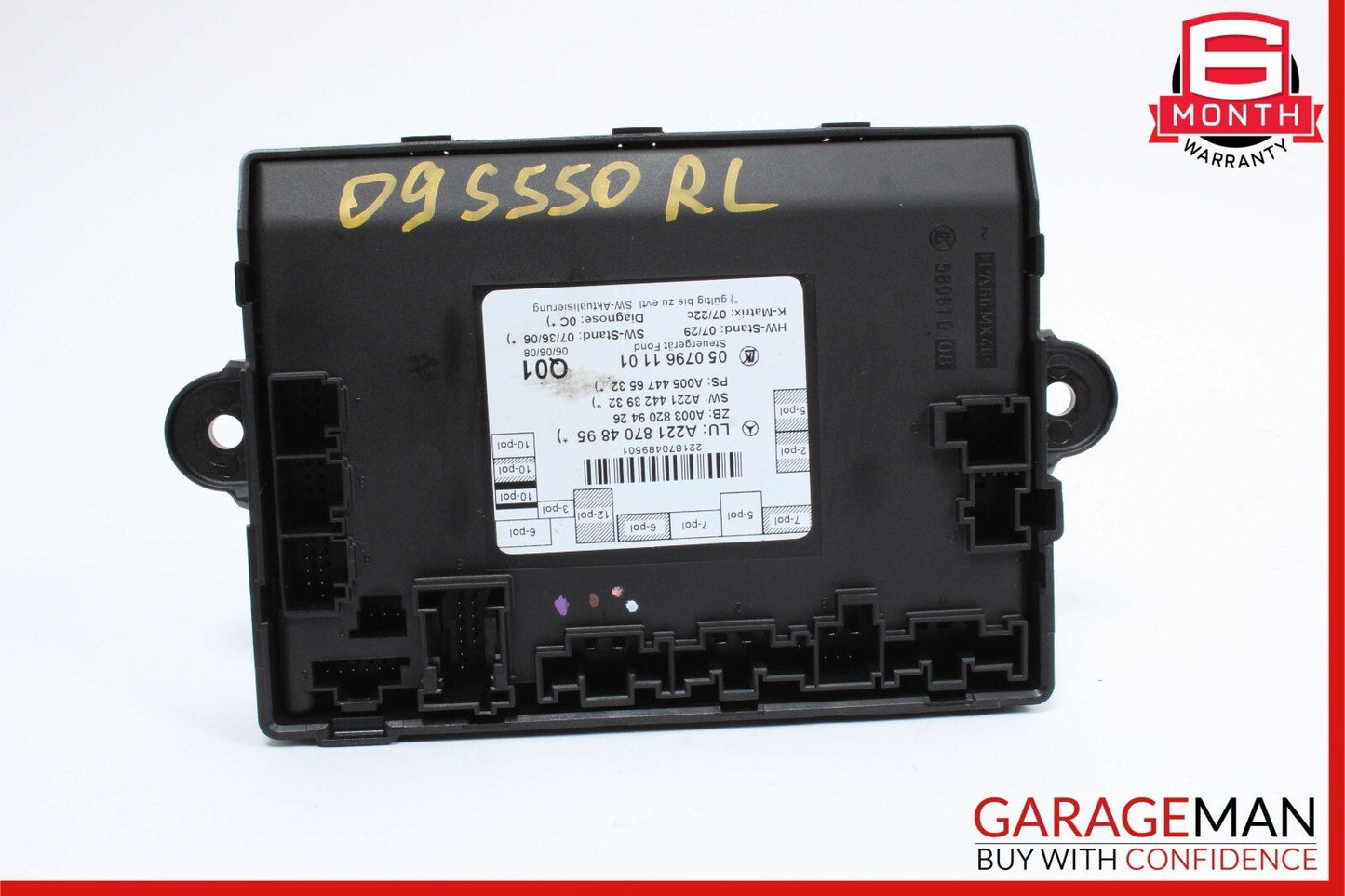 07-13 Mercedes W221 S550 S400 Rear Right or Left Side Door Control Module OEM