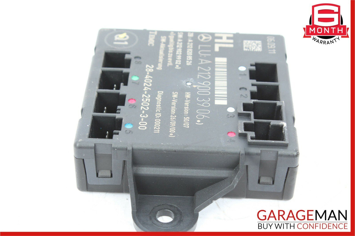 08-14 Mercedes W204 C250 C300 Rear Left Side Door Control Module Unit
