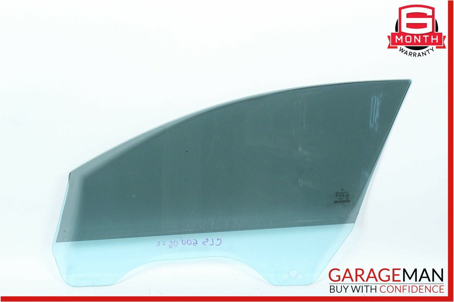 06-11 Mercedes W219 CLS500 CLS350 Front Right Passenger Door Window Glass Tinted