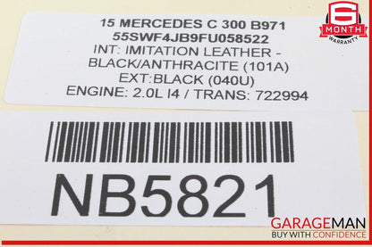 14-19 Mercedes W205 C300 S600 GLC350 S550 Keyless Go Entry Control Module OEM