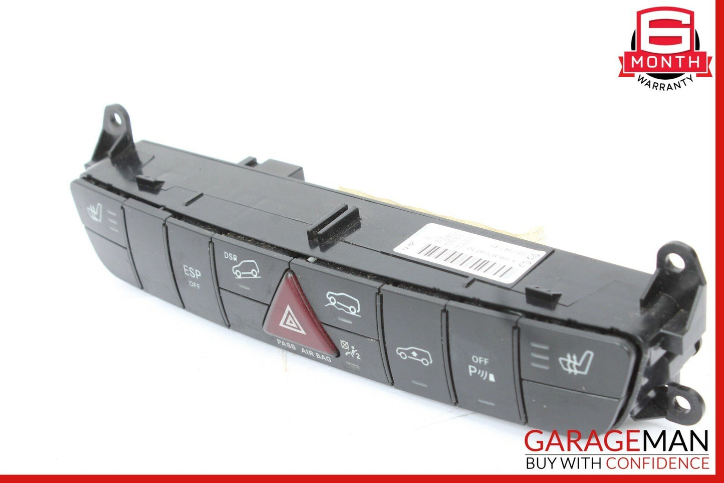 06-12 Mercedes GL450 GL550 ML550 Hazard Control Switch Panel Unit