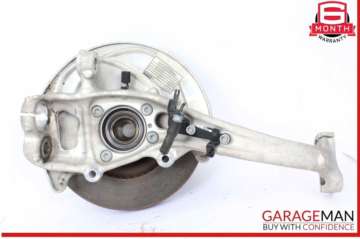 18-24 Audi Q5 Front Right Passenger Side Spindle Knuckle Wheel Hub w/ Rotor Disc