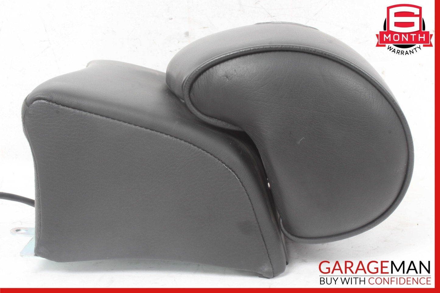 03-13 Maserati Quattroporte M139 Rear Center Seat Headrest Black OEM